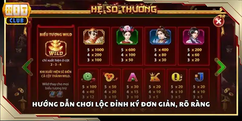 Hướng dẫn chơi Lộc Đỉnh Ký đơn giản, rõ ràng