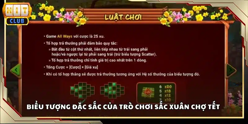 Biểu tượng đặc sắc của trò chơi Sắc Xuân Chợ Tết 