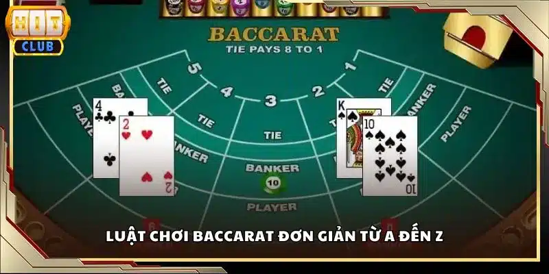 Luật chơi Baccarat đơn giản từ A đến Z