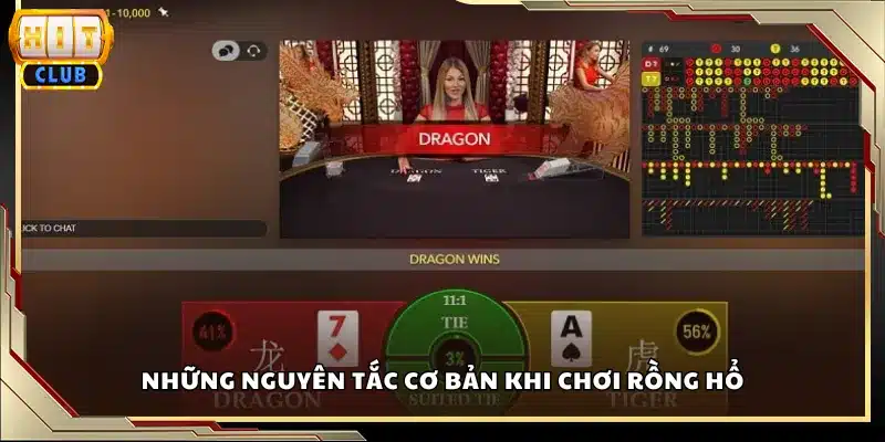 Những nguyên tắc cơ bản khi chơi Rồng Hổ