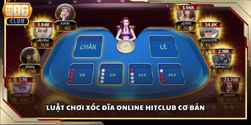 Luật chơi xóc đĩa online Hitclub cơ bản